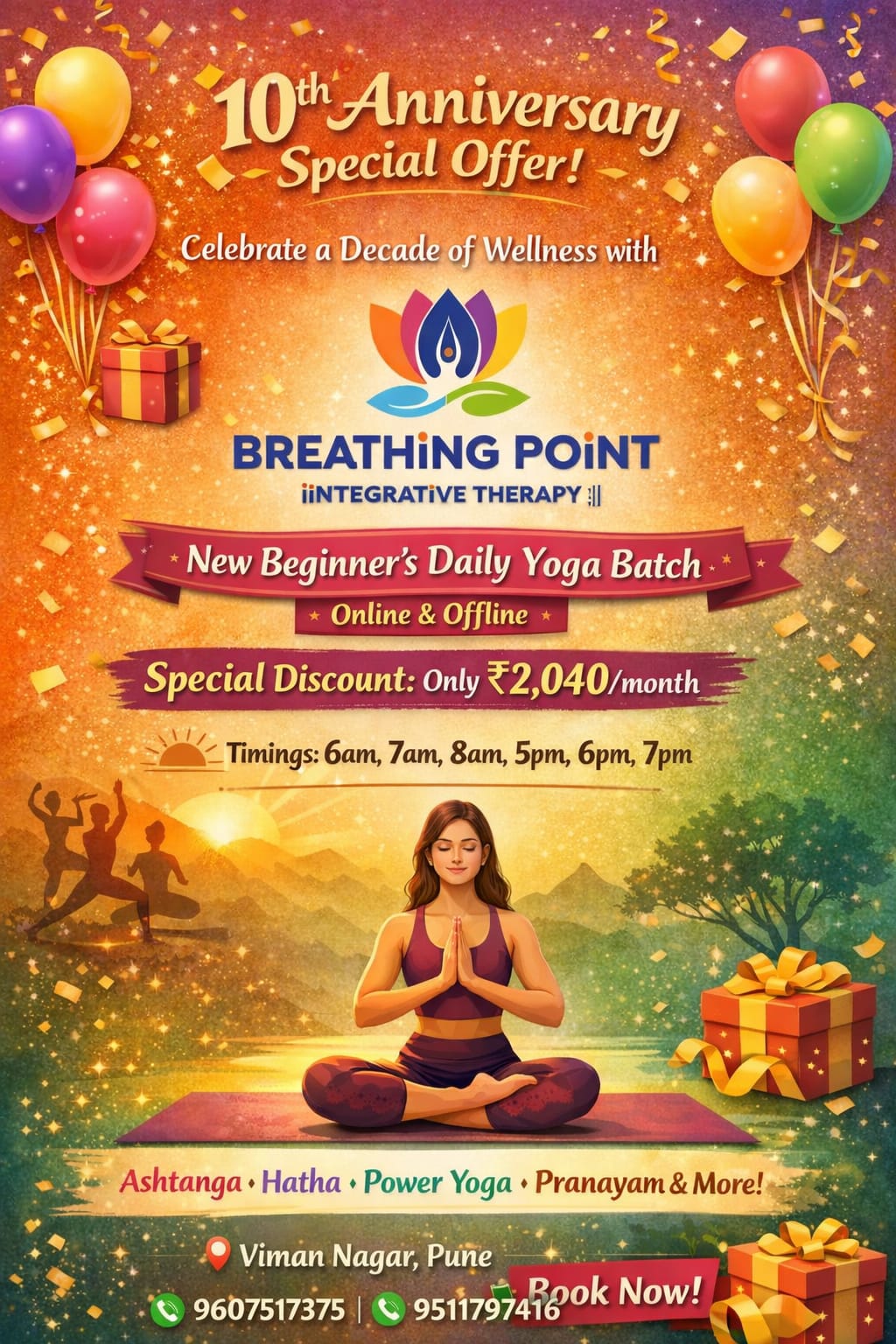 Breathing Point 10th Anniversary Special Offer